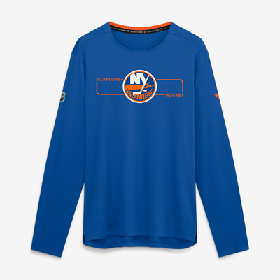 New York Islanders Fanatics Authentic Pro Rink Tech Long Sleeve T-Shirt - Royal