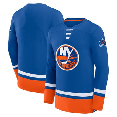 New York Islanders Fanatics High Point Long Sleeve T-Shirt - Royal