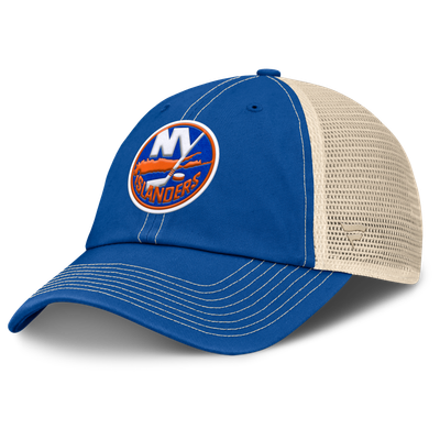 New York Islanders Fanatics Rival Trucker Adjustable Hat - Royal/Natural