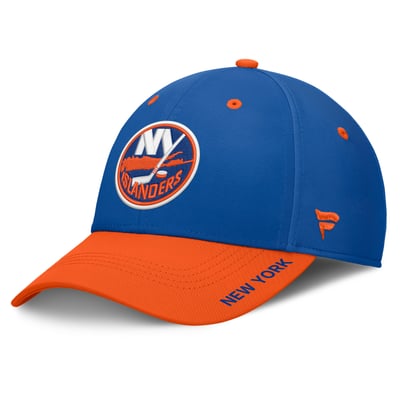 New York Islanders Fanatics Authentic Pro Rink Stretch Hat - Royal/Orange