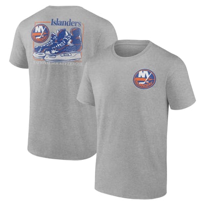 New York Islanders Glory Skates T-Shirt - Heather Gray