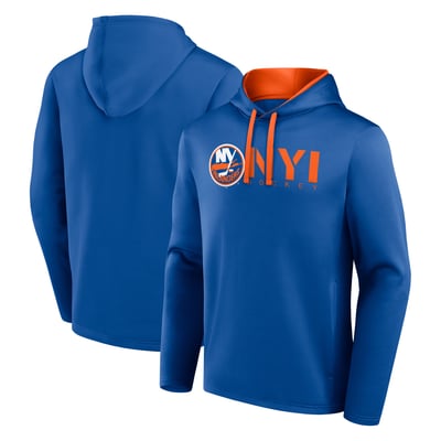 New York Islanders Logo Athletic Head Start Pullover Hoodie - Royal