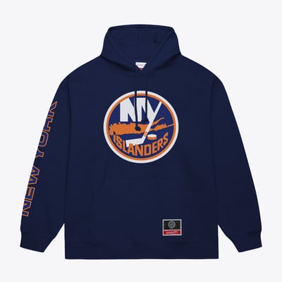 New York Islanders Mitchell & Ness Team Up Hoodie - Navy