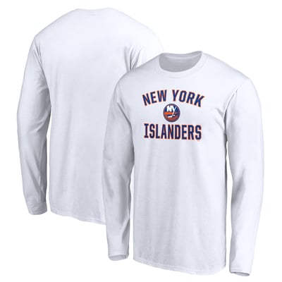 New York Islanders Victory Arch Long Sleeve T-Shirt - White