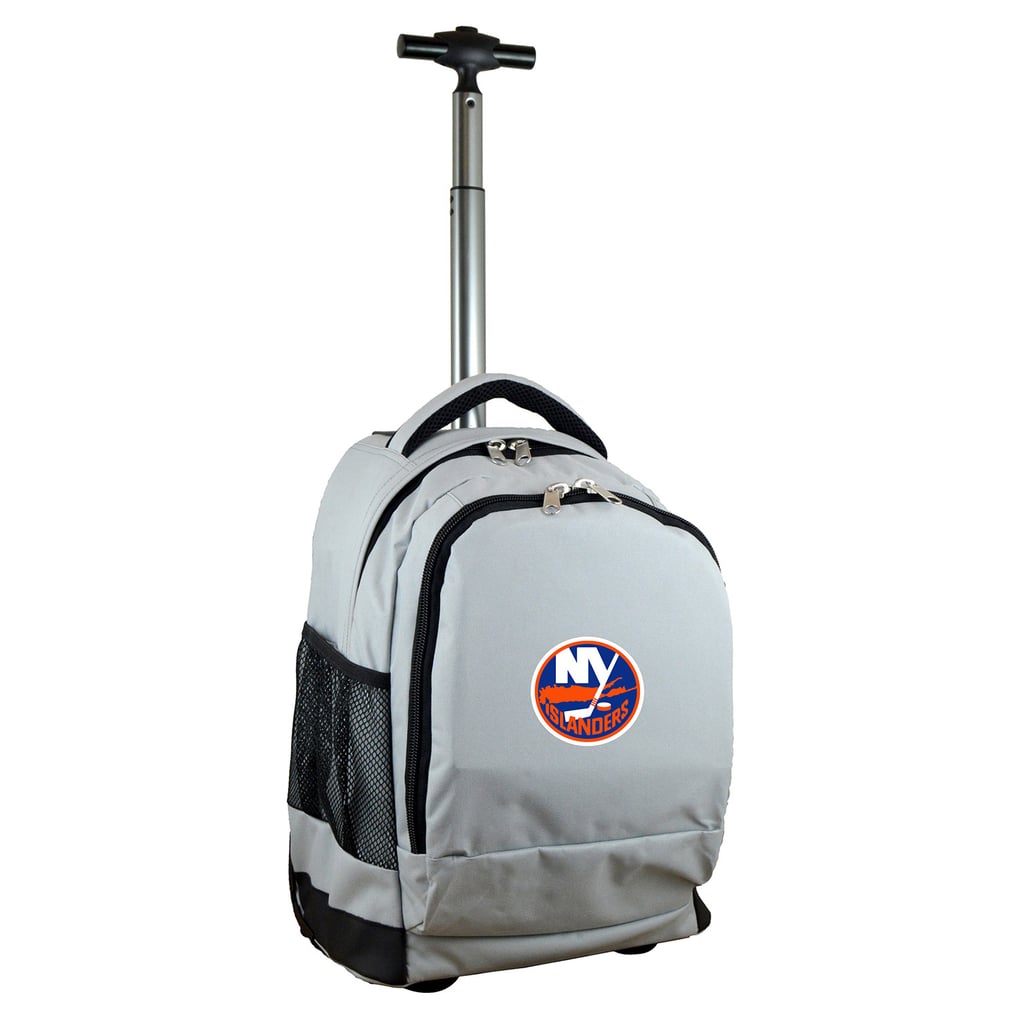 New York Islanders MOJO 19'' Premium Wheeled Backpack - Gray