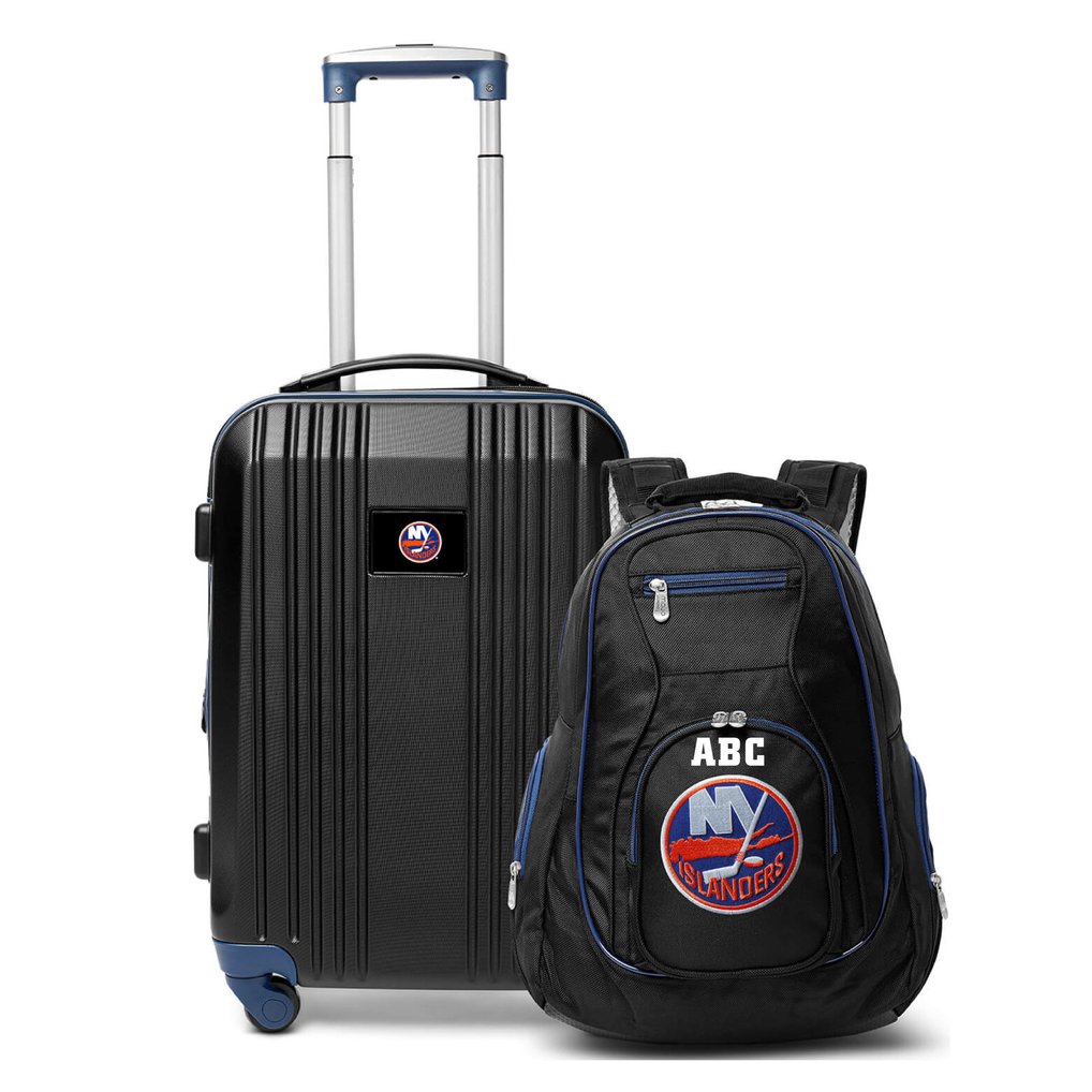 New York Islanders MOJO Personalized Premium 2-Piece Backpack & Carry-On Set
