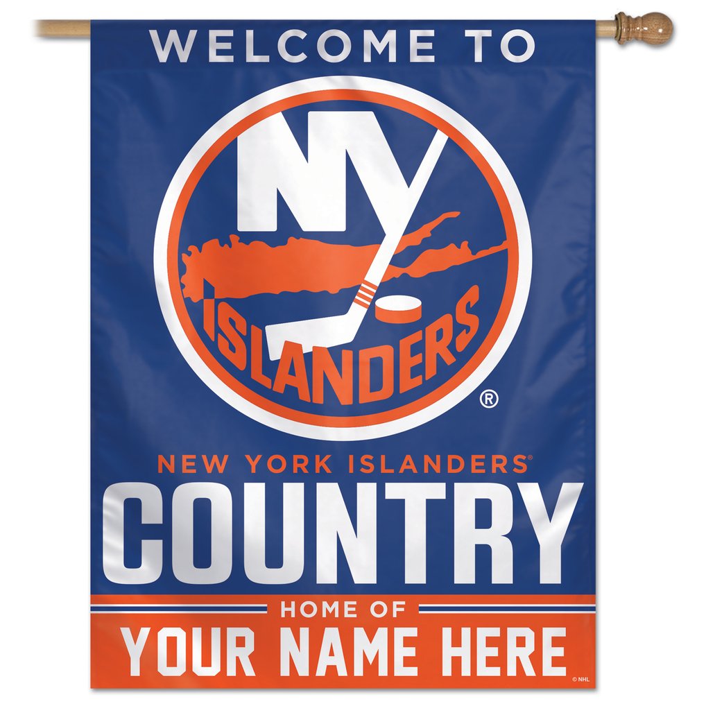 New York Islanders WinCraft Personalized 27'' x 37'' Single-Sided Vertical Banner