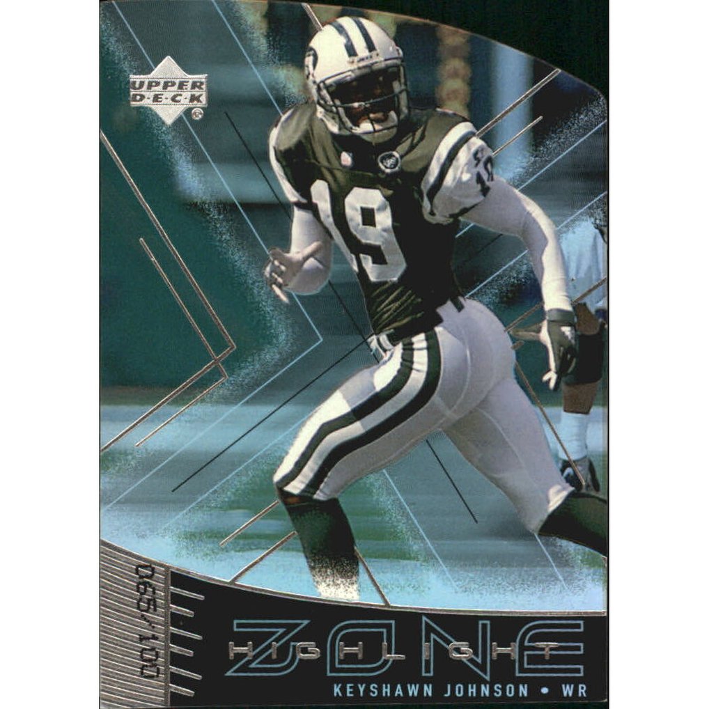 1999 Upper Deck Highlight Zone Quantum Silver #Z19 Keyshawn Johnson