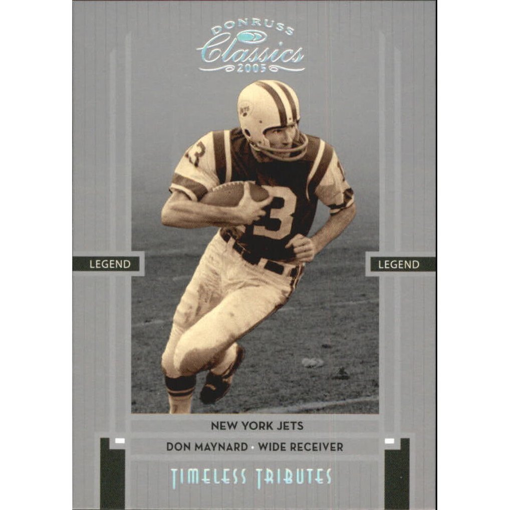 2005 Donruss Classics Timeless Tributes Silver #133 Don Maynard