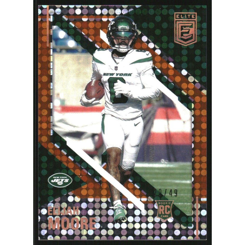 2021 Panini Chronicles Elite Update Orange #192 Elijah Moore