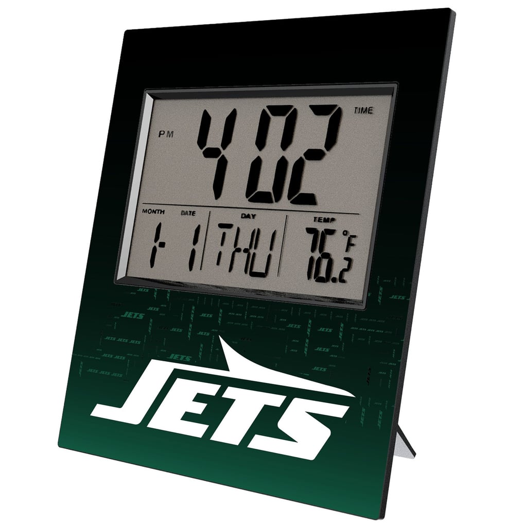 New York Jets Keyscaper Quadtile Digital Desk Clock