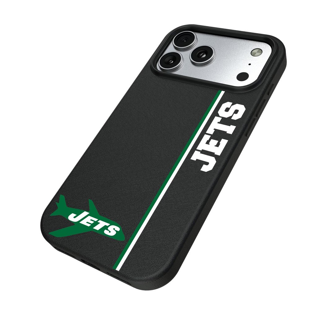New York Jets Keyscaper Throwback Logo iPhone Magnetic Bump Case