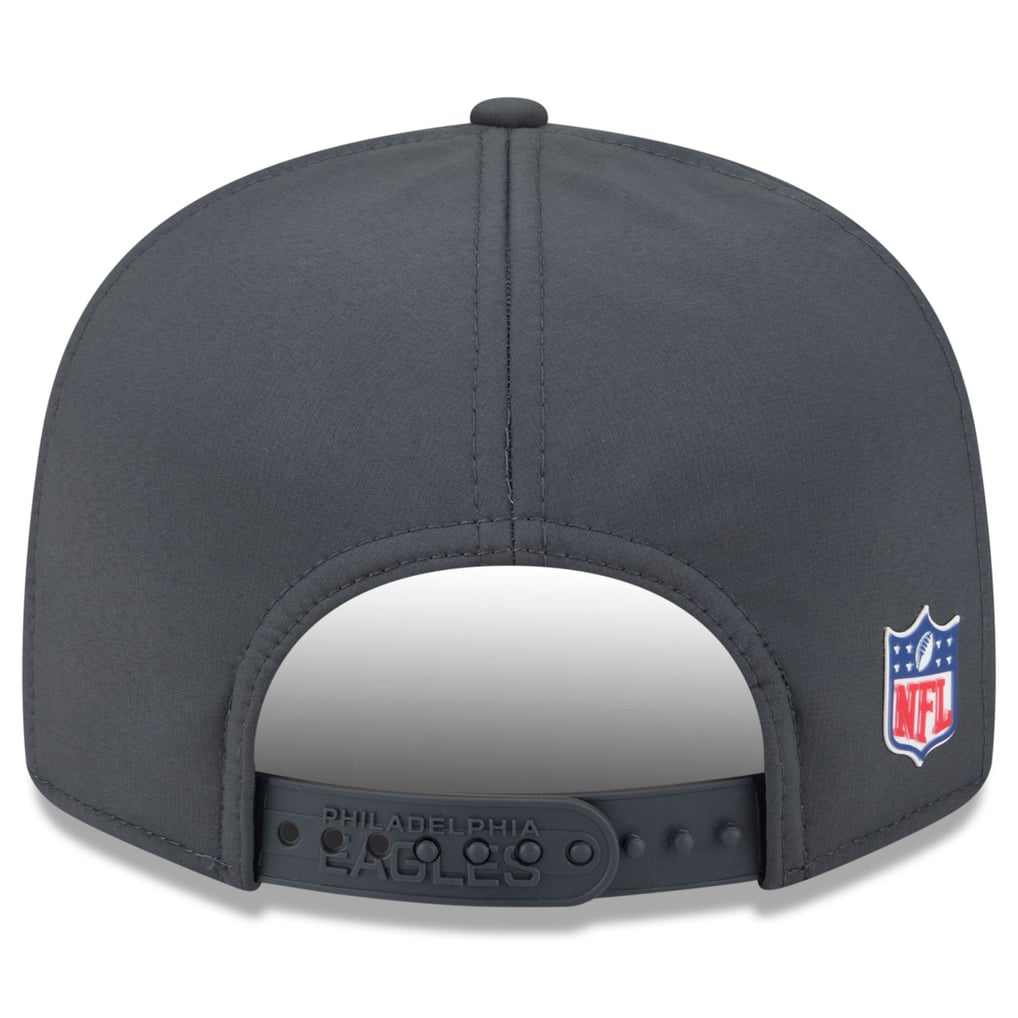 New York Jets New Era 2025 Sideline Cold Weather Split Panel 9FIFTY Snapback Hat - Charcoal