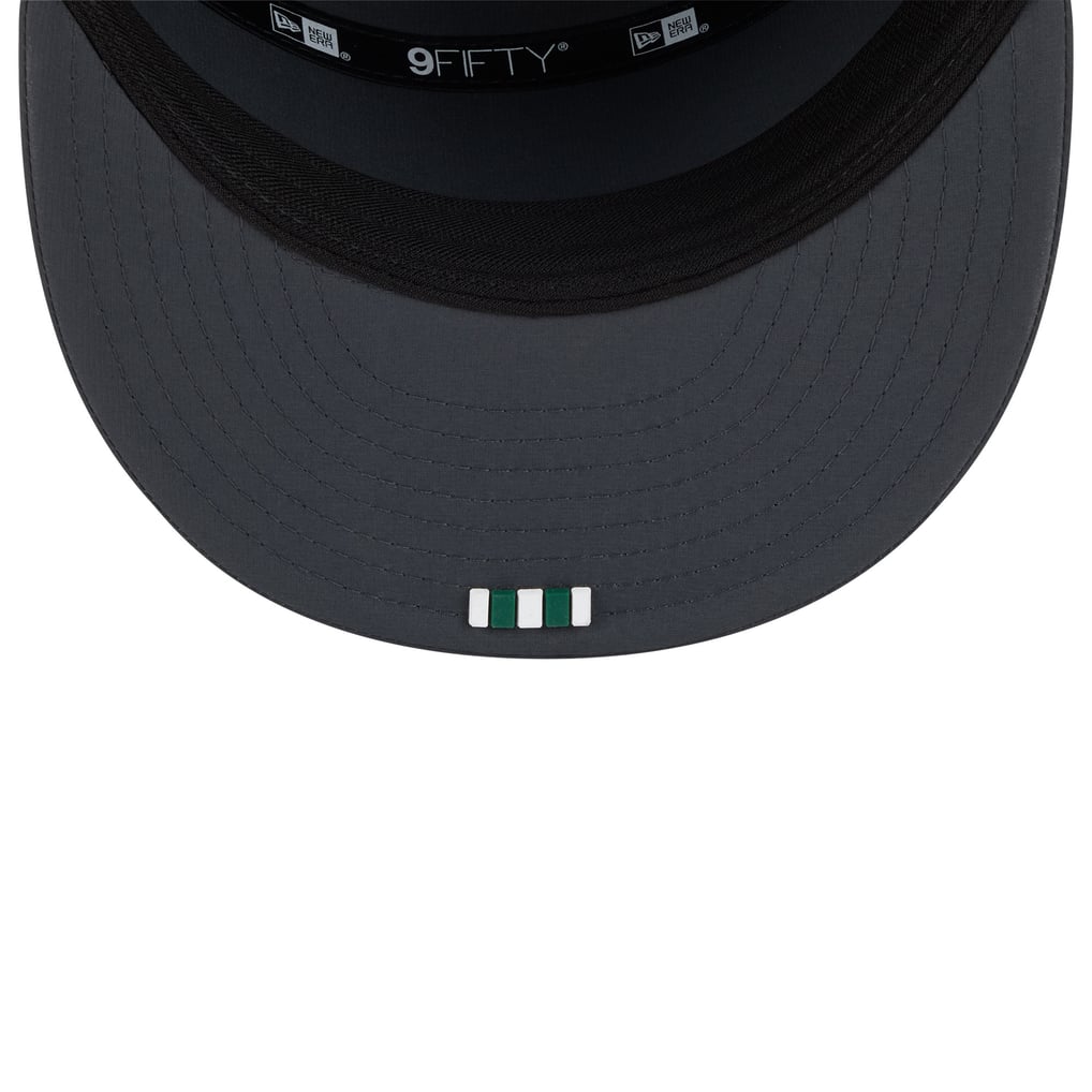 New York Jets New Era 2025 Sideline Cold Weather Split Panel 9FIFTY Snapback Hat - Charcoal