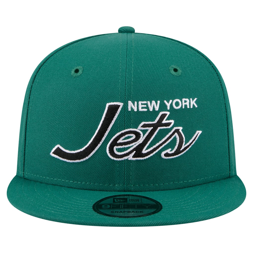  New York Jets New Era Core Team Script 9FIFTY Snapback Hat - Green
