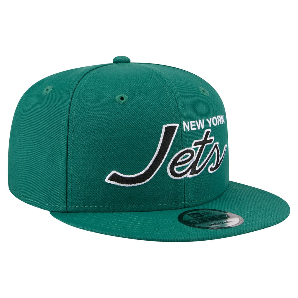  New York Jets New Era Core Team Script 9FIFTY Snapback Hat - Green