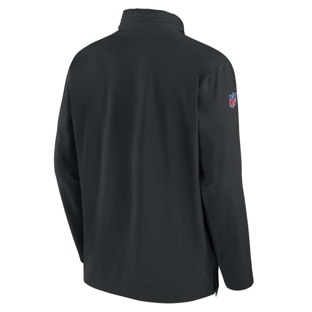 New York Jets Nike Sideline Coach Half-Zip Jacket - Black