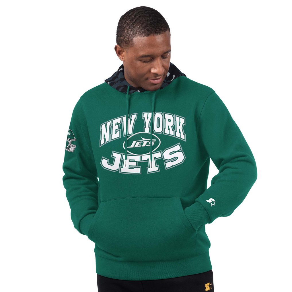 New York Jets Starter Thursday Night Gridiron Pullover Hoodie - Green