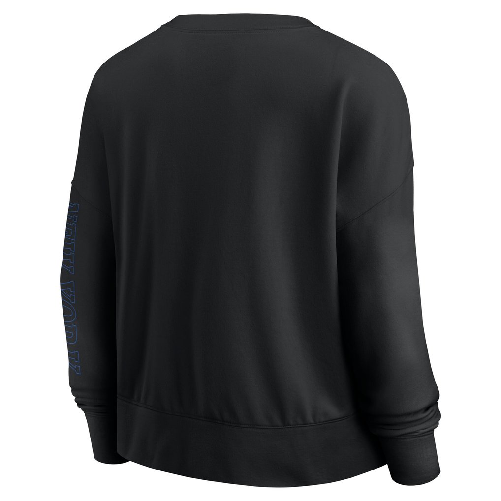 New York Knicks Fanatics Women's Oversized Game Day Pullover Sweatshirt - Black