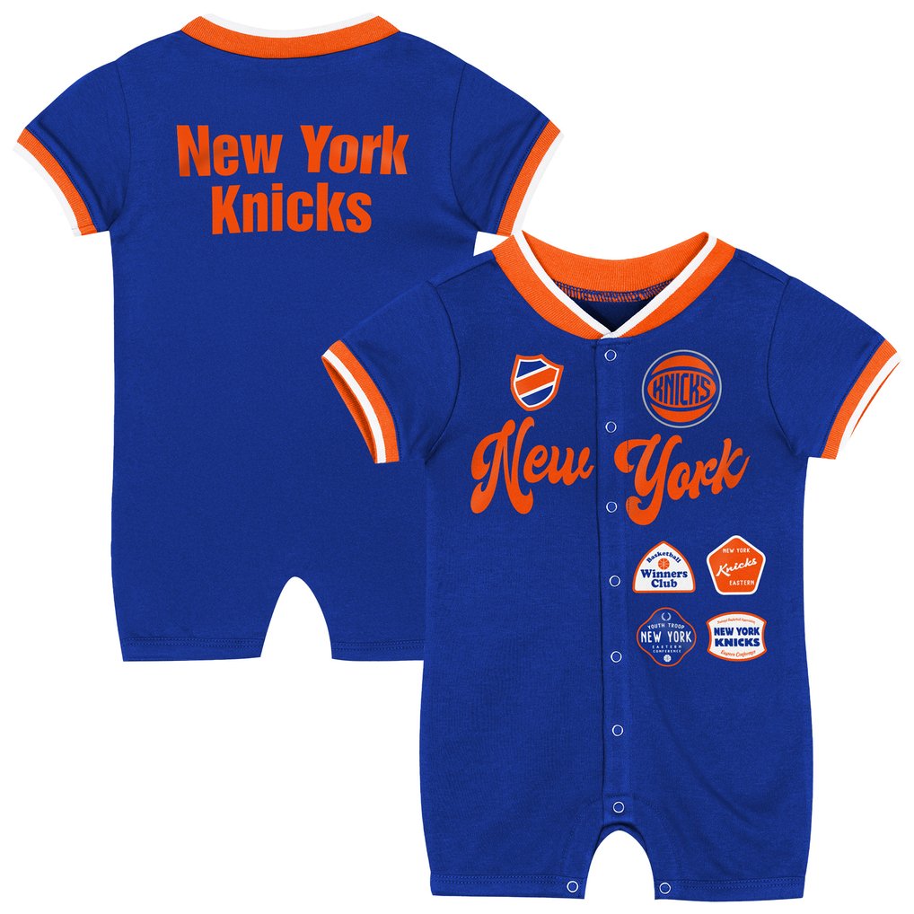 New York Knicks Outerstuff Infant Pinch Romper - Blue