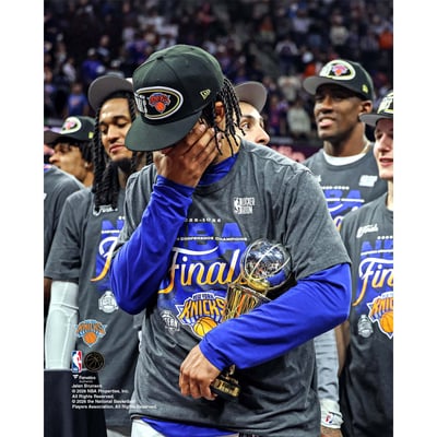 Jalen Brunson New York Knicks Unsigned Fanatics Authentic 2026 NBA Eastern Conference Finals MVP Photograph