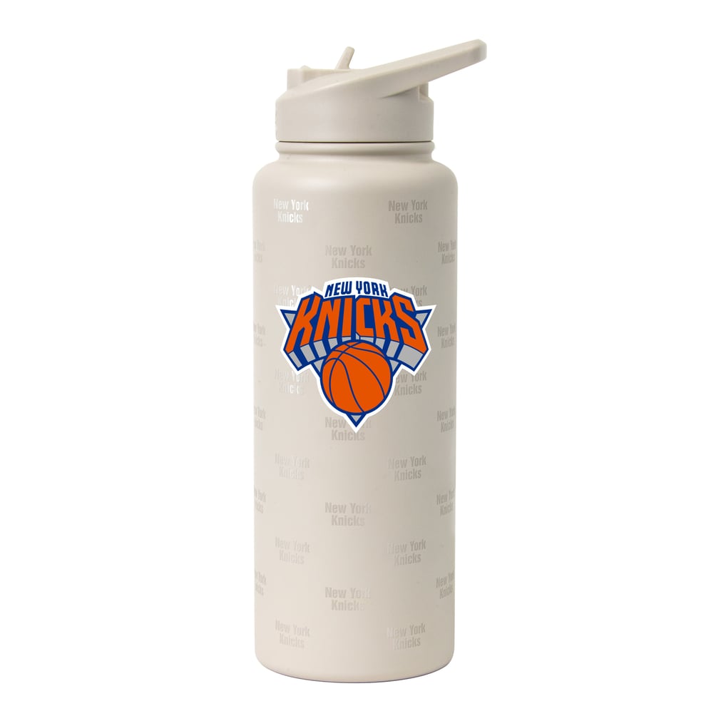 New York Knicks Logo Brands 34oz. Sand Ghost Quencher Bottle