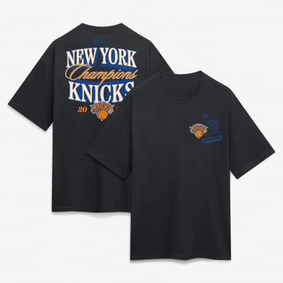 New York Knicks Fanatics 2026 NBA Finals Champions Legacy Heavyweight T-Shirt - Black