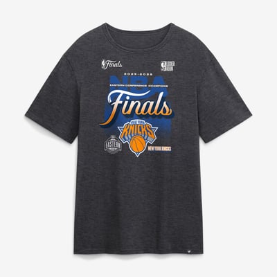New York Knicks Fanatics 2026 NBA Eastern Conference Champions Big & Tall Locker Room T-Shirt - Heather Charcoal
