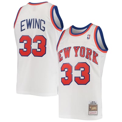 Patrick Ewing New York Knicks Mitchell & Ness 1985/86 Hardwood Classics Swingman Jersey - White