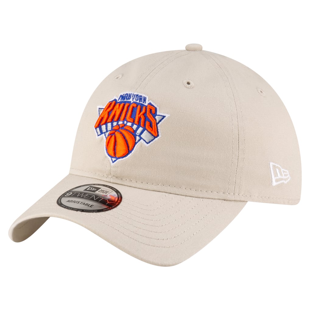 New York Knicks New Era Basic 9TWENTY Adjustable Hat - Tan