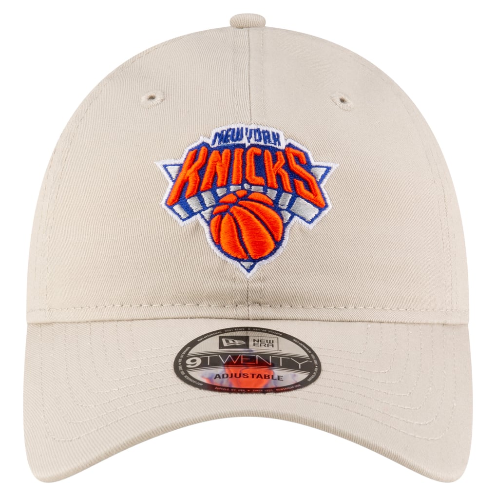 New York Knicks New Era Basic 9TWENTY Adjustable Hat - Tan