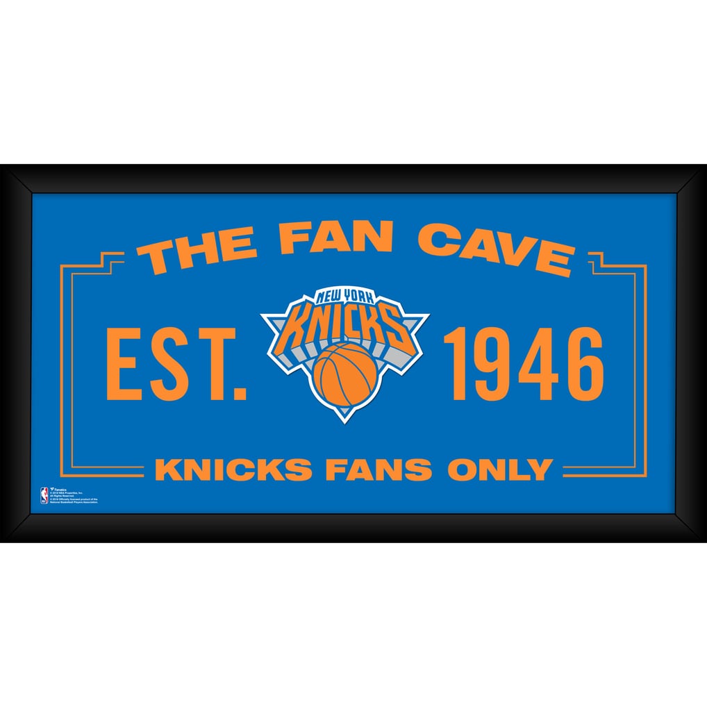 New York Knicks Fanatics Authentic Framed 10" x 20" Fan Cave Collage