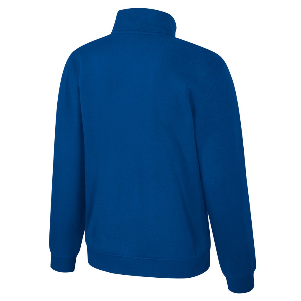 New York Knicks Stadium Essentials Unisex Varsity Trainer Quarter-Zip Pullover - Blue