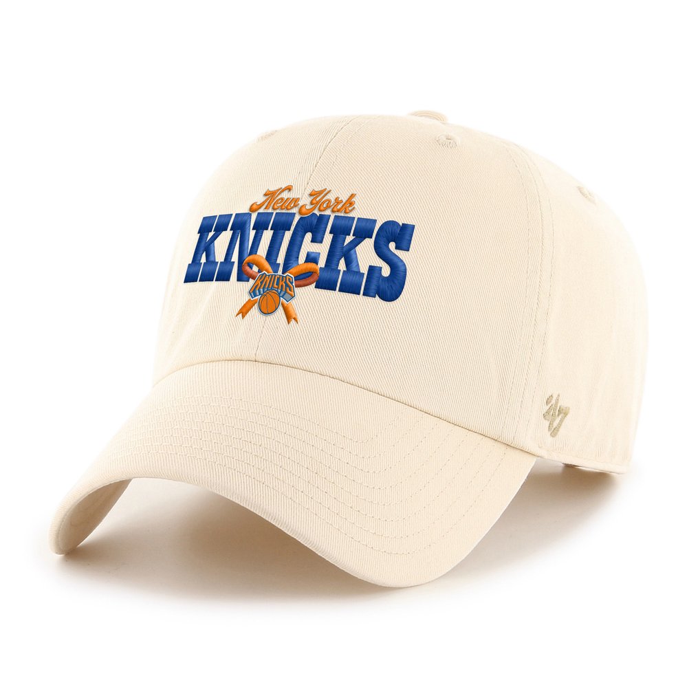 New York Knicks '47 Women's Bow Stack Clean Up Adjustable Hat - Natural