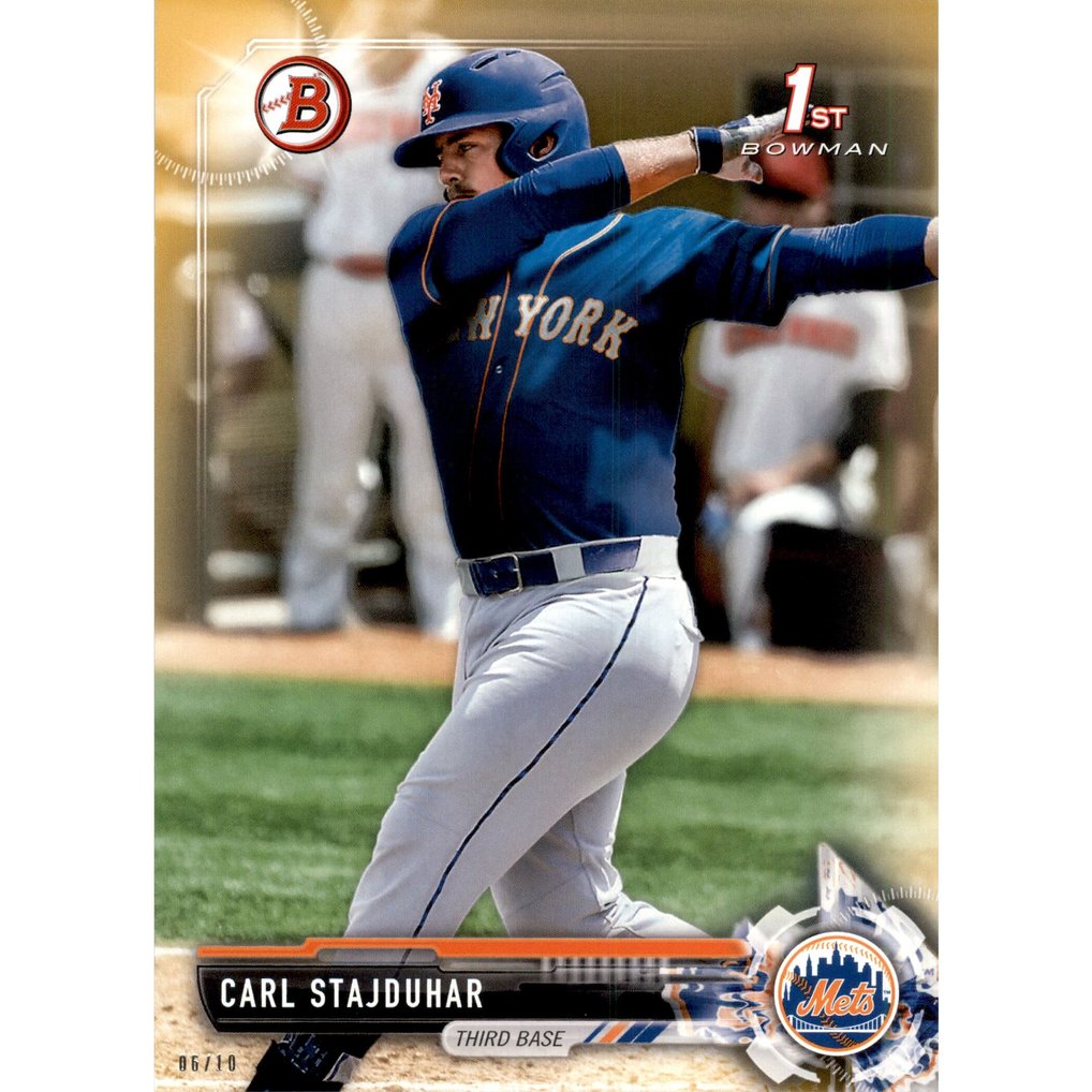 2017 Bowman Draft 5x7 Gold #BD179 Carl Stajduhar