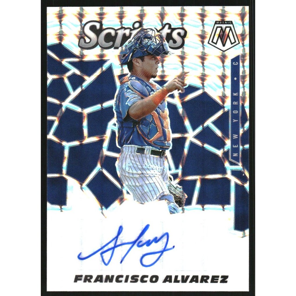 2021 Panini Mosaic Scripts #62 Francisco Alvarez