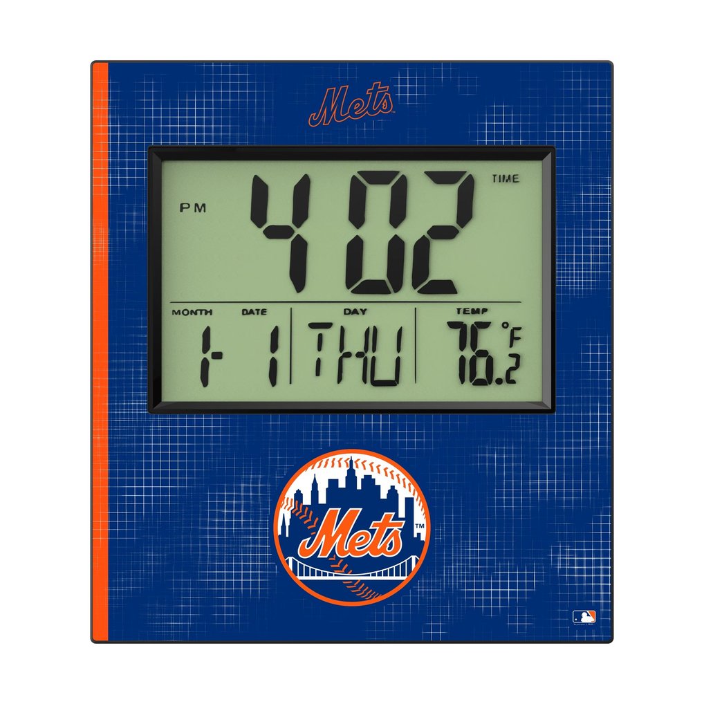 New York Mets Keyscaper Digital Desk Clock