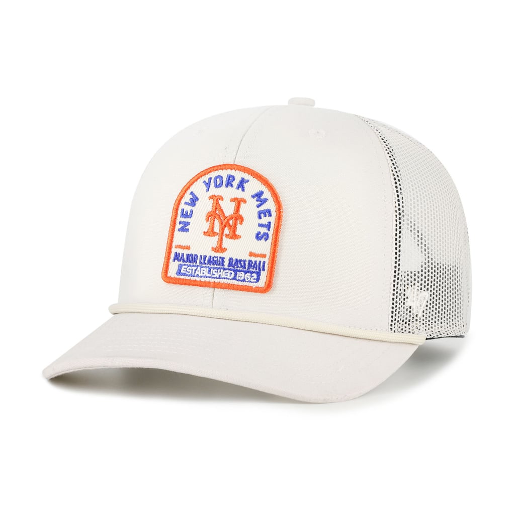 New York Mets '47 Gravestone Adjustable Trucker Hat - Cream