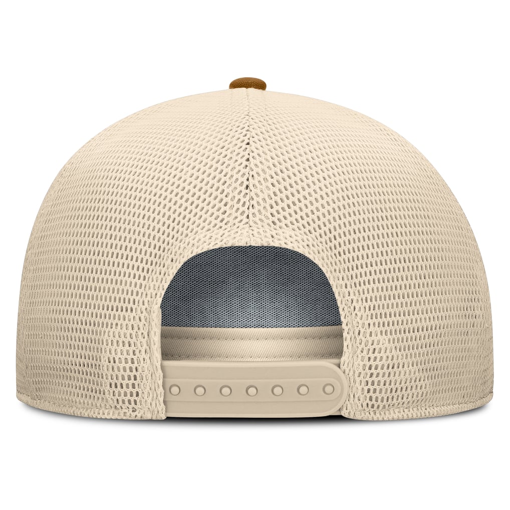 New York Mets Fanatics A-Frame Trucker Adjustable Hat - Brown
