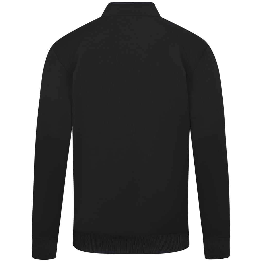  New York Mets Levelwear Upright Insignia Tri-Blend Quarter-Zip Pullover - Black