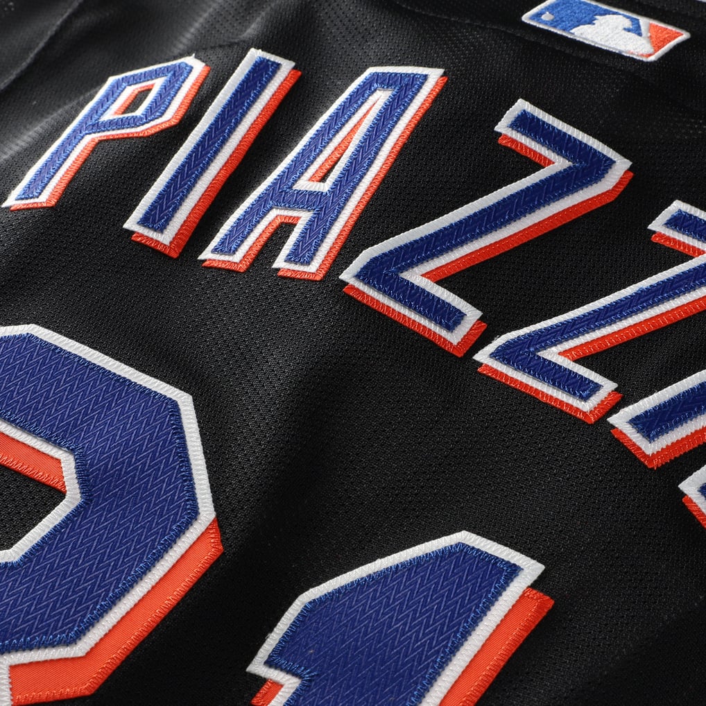 Mike Piazza New York Mets Mitchell & Ness Cooperstown Collection 2000 Batting Practice Jersey - Black