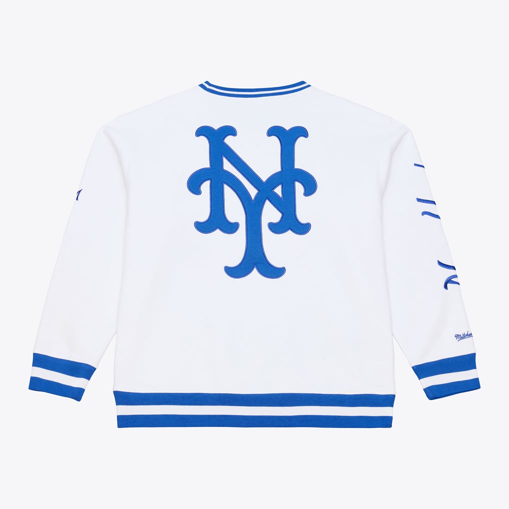 New York Mets Mitchell & Ness Arctic Fleece Sweatshirt - White