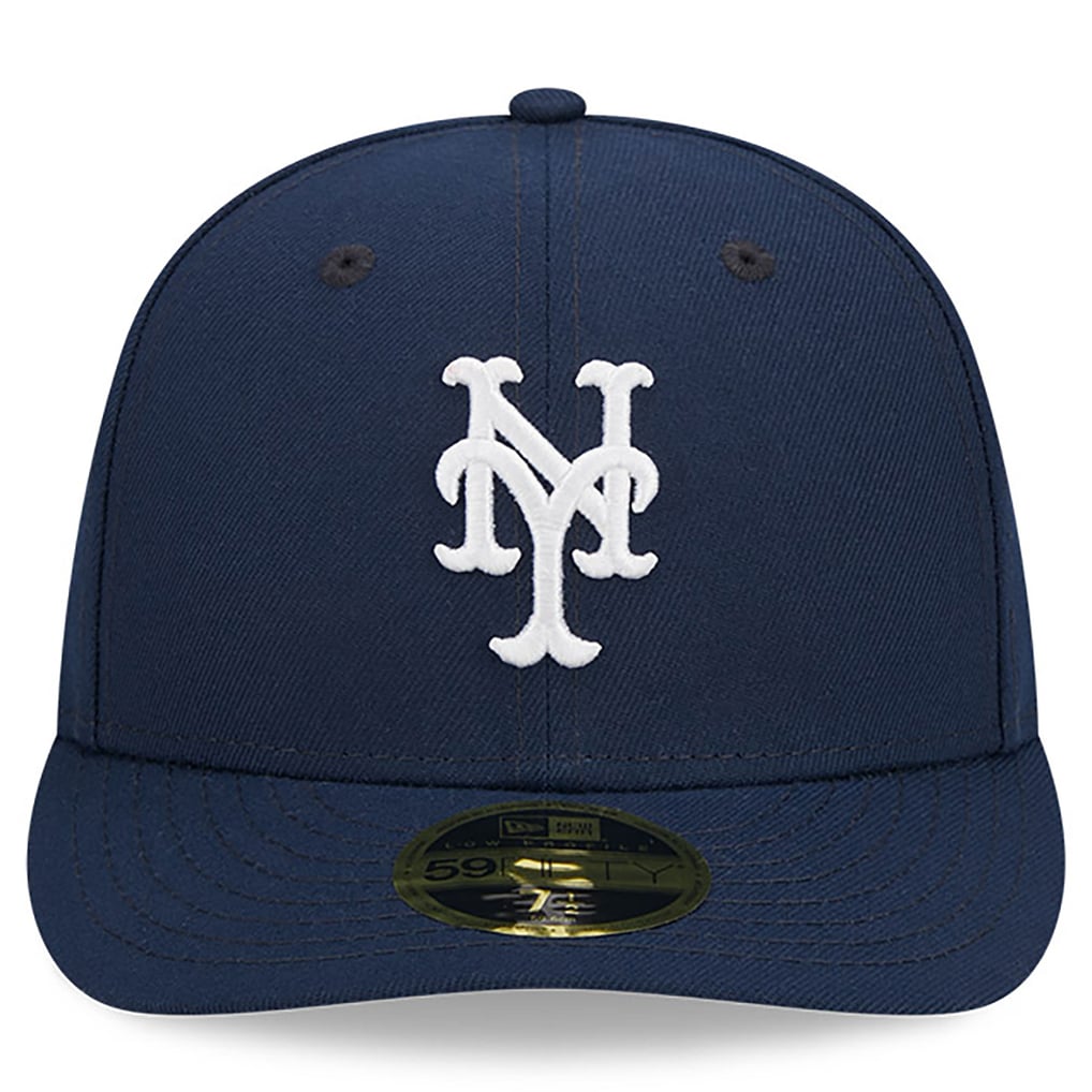 New York Mets New Era Oceanside Low Profile 59FIFTY Fitted Hat - Navy