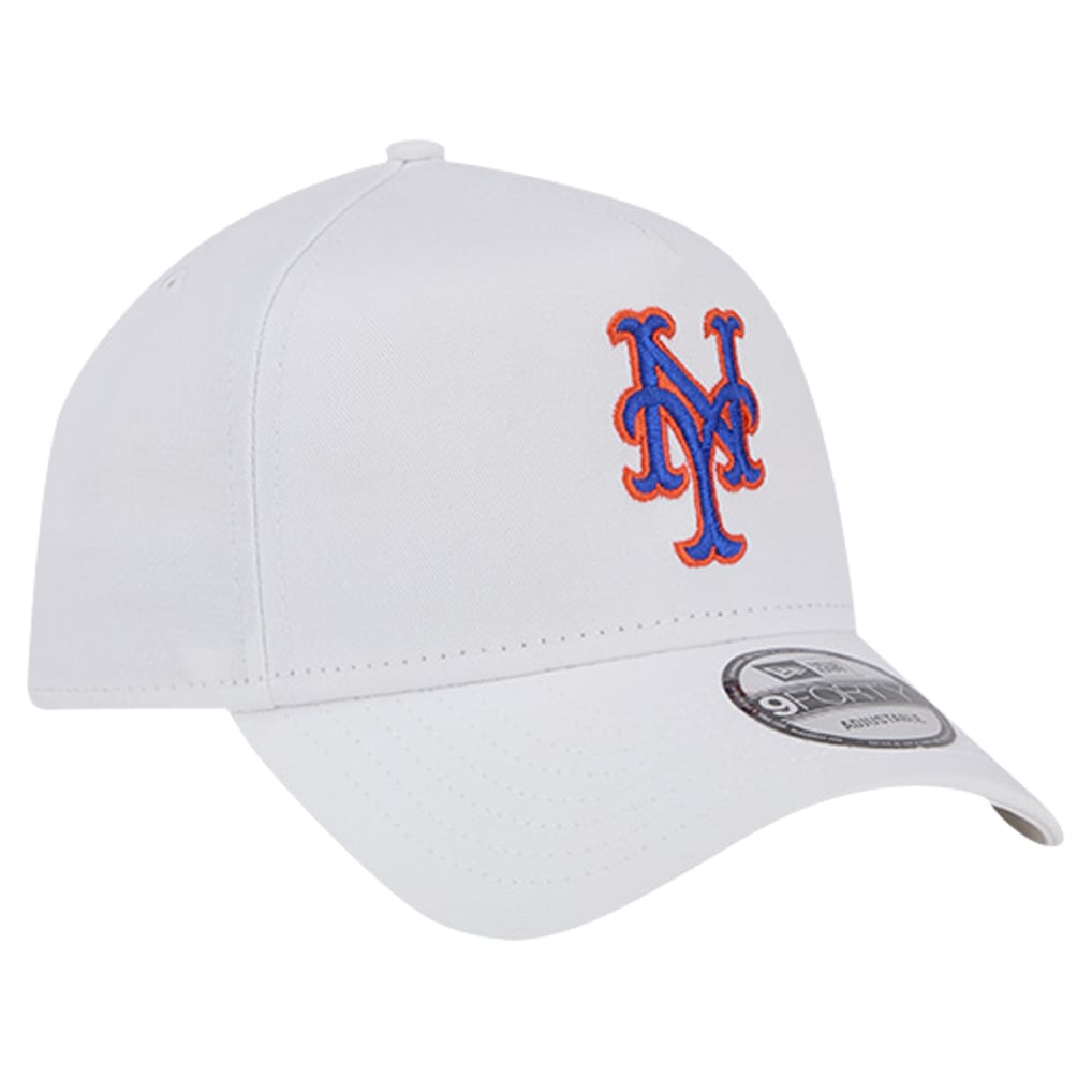 New York Mets New Era TC A-Frame 9FORTY Adjustable Hat - White