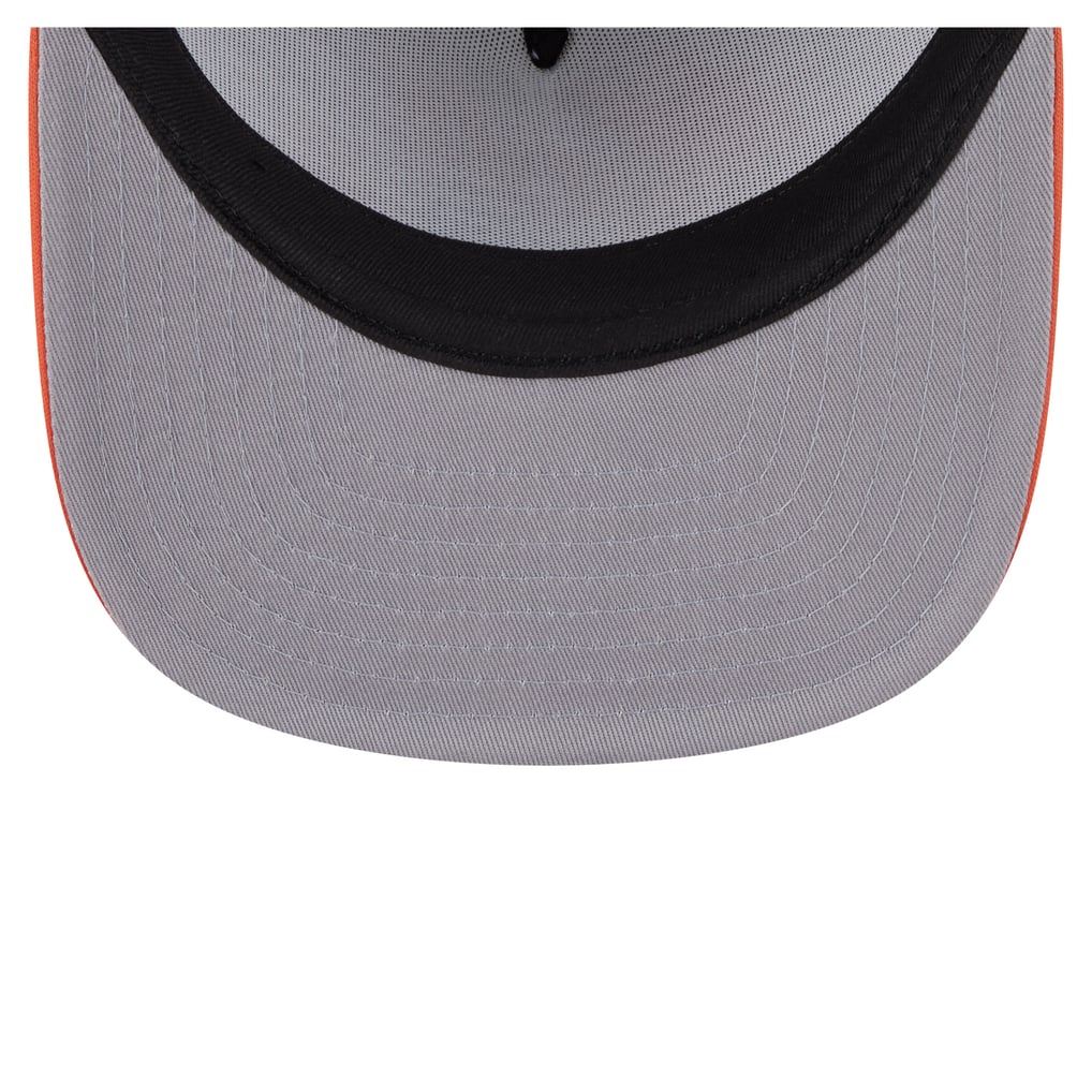 New York Mets New Era Retro Script Trucker 9FIFTY Snapback Hat - White/Orange