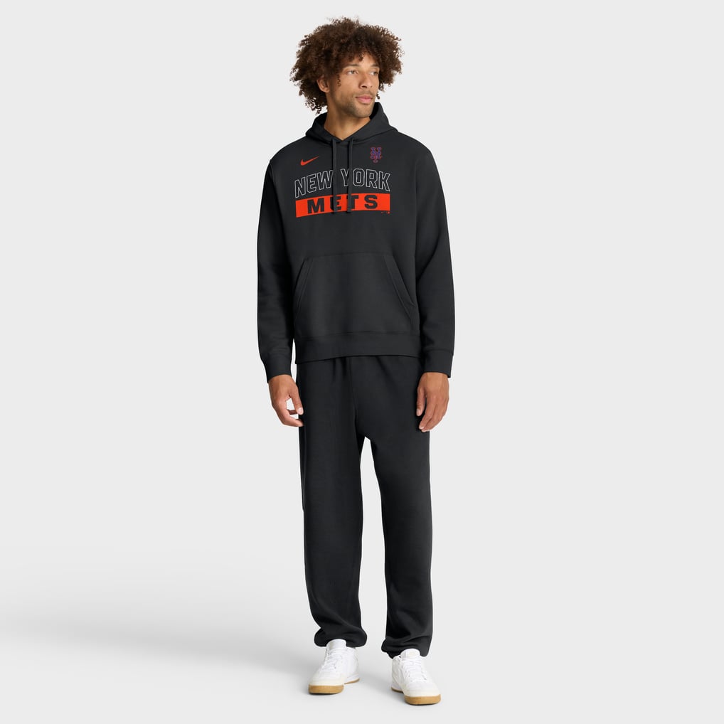 New York Mets Nike Primetime Club Hoodie - Black