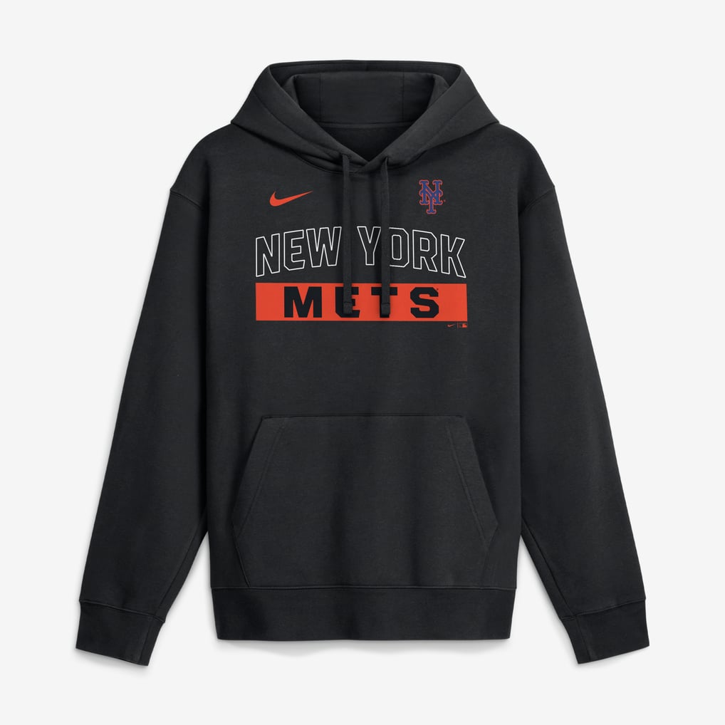 New York Mets Nike Primetime Club Hoodie - Black