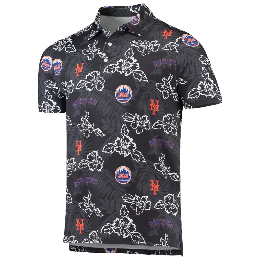New York Mets Reyn Spooner Performance Polo - Black