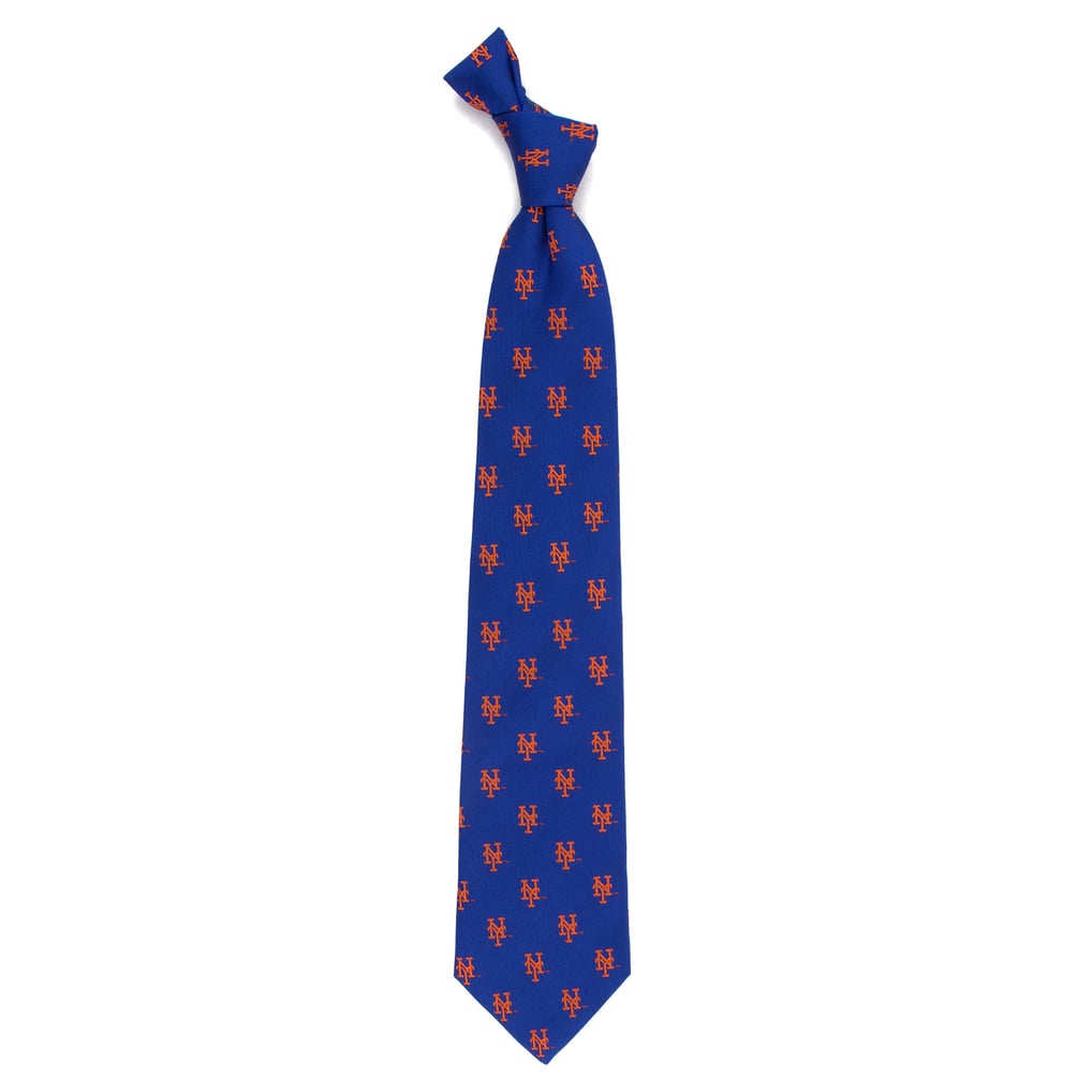 New York Mets Echo Woven Silk Tie - Royal