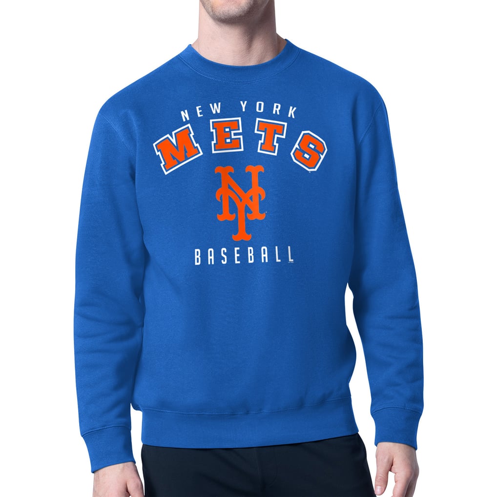 New York Mets Starter Team Logo Fleece Pullover Sweatshirt - Royal